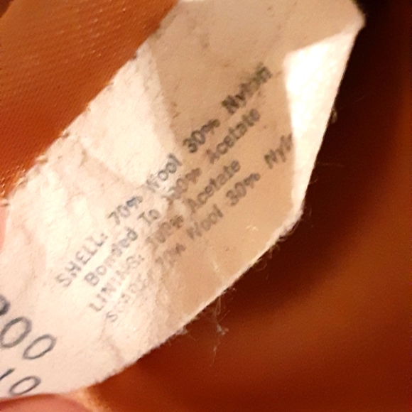 Women's Wool New England Machintosh Beige Peacoat (L) - Picture 7 of 16